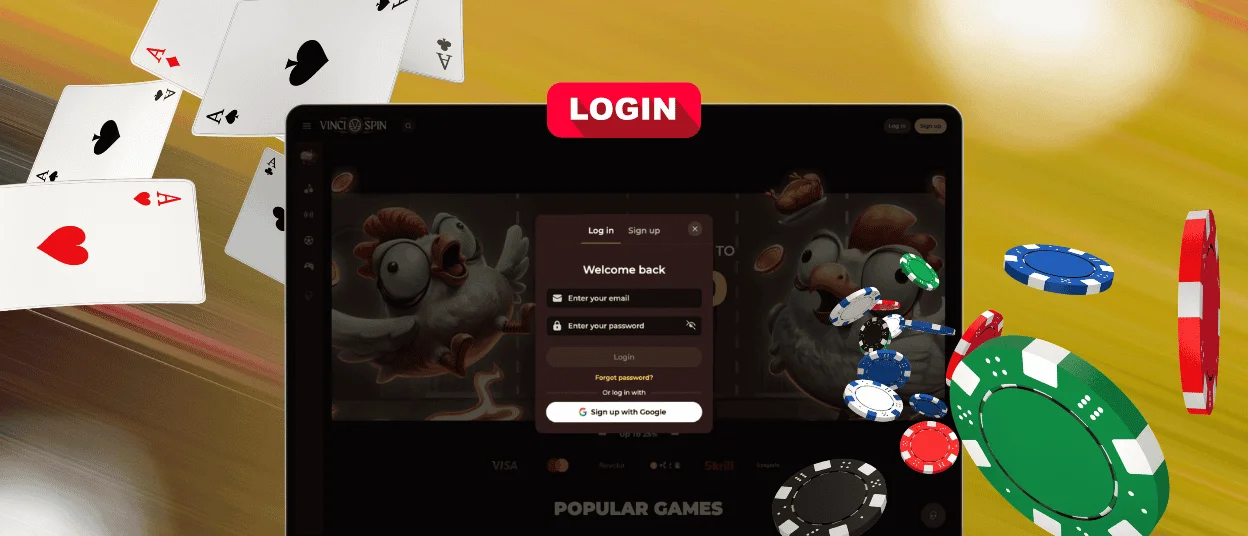 Vincispin Login